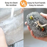 Double Layer Steel Scrub Cloth