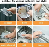 Double Layer Steel Scrub Cloth
