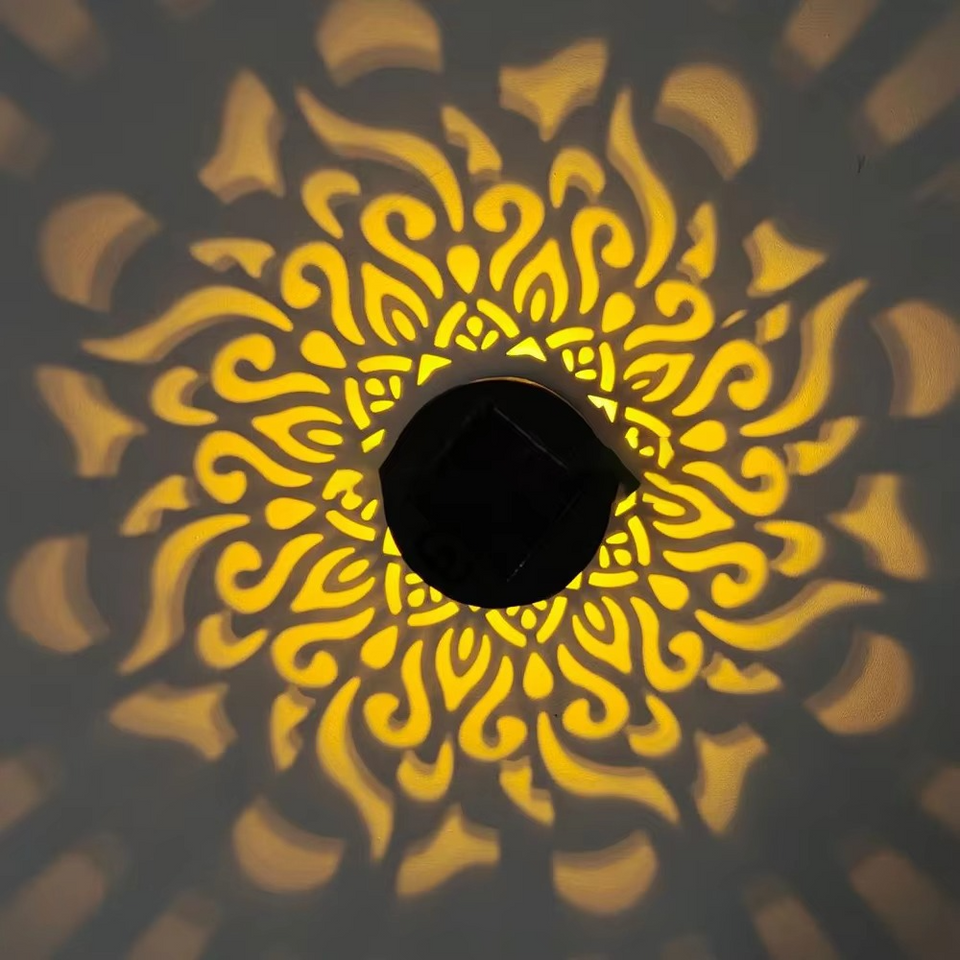 Seven-Color Changing Solar Wall Lamp