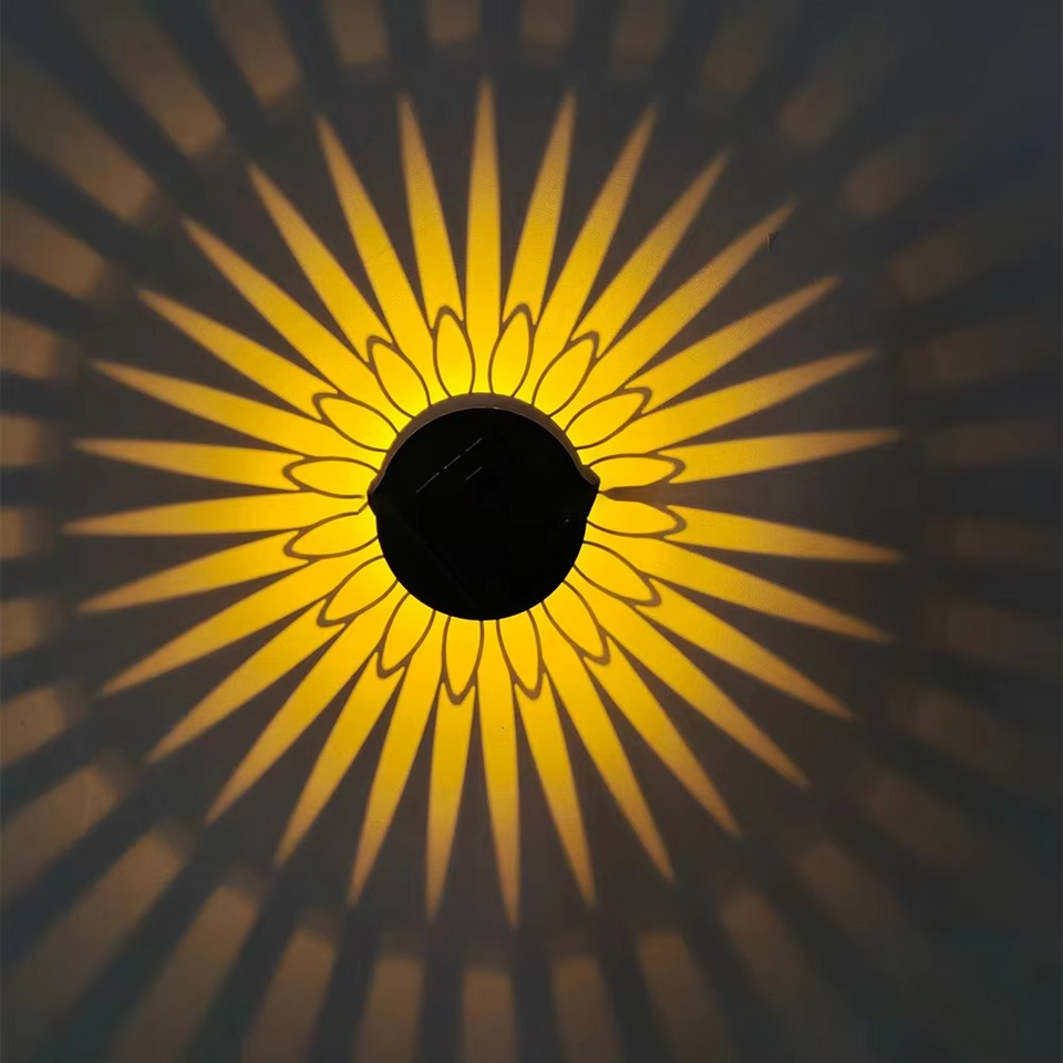 Seven-Color Changing Solar Wall Lamp