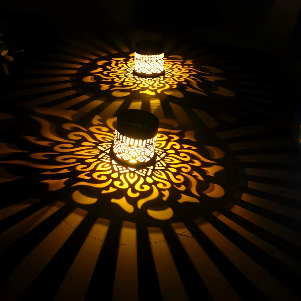 Seven-Color Changing Solar Wall Lamp