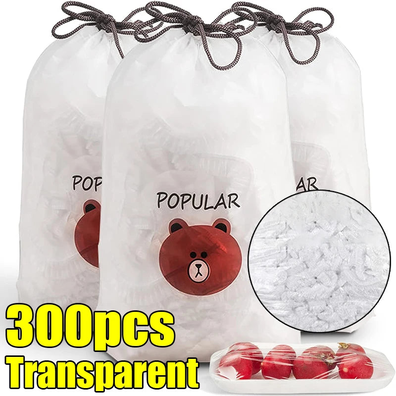 Elastic Disposable Food Covers Set