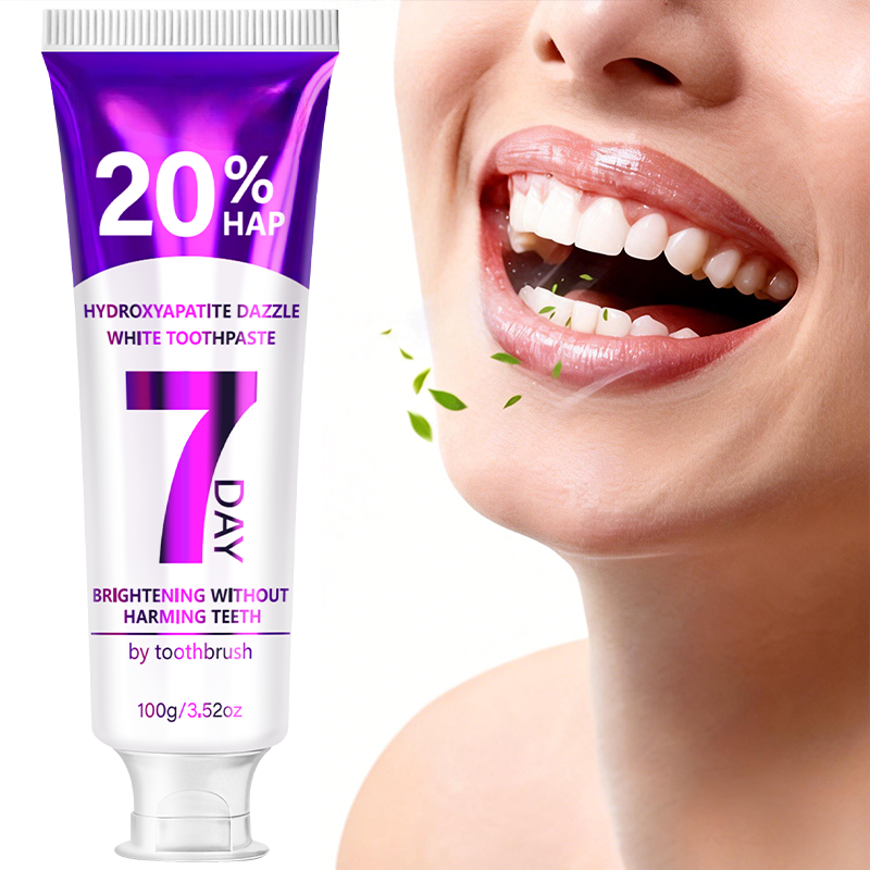 Pasta de dientes blanqueadora morada Real Glow™