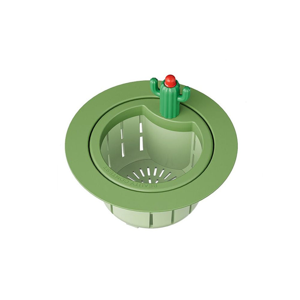 Sink Drain Basket Cartoon Cactus