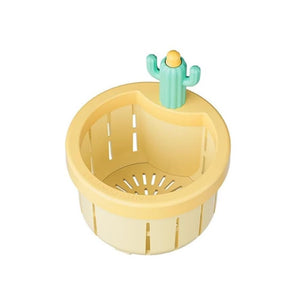 Sink Drain Basket Cartoon Cactus