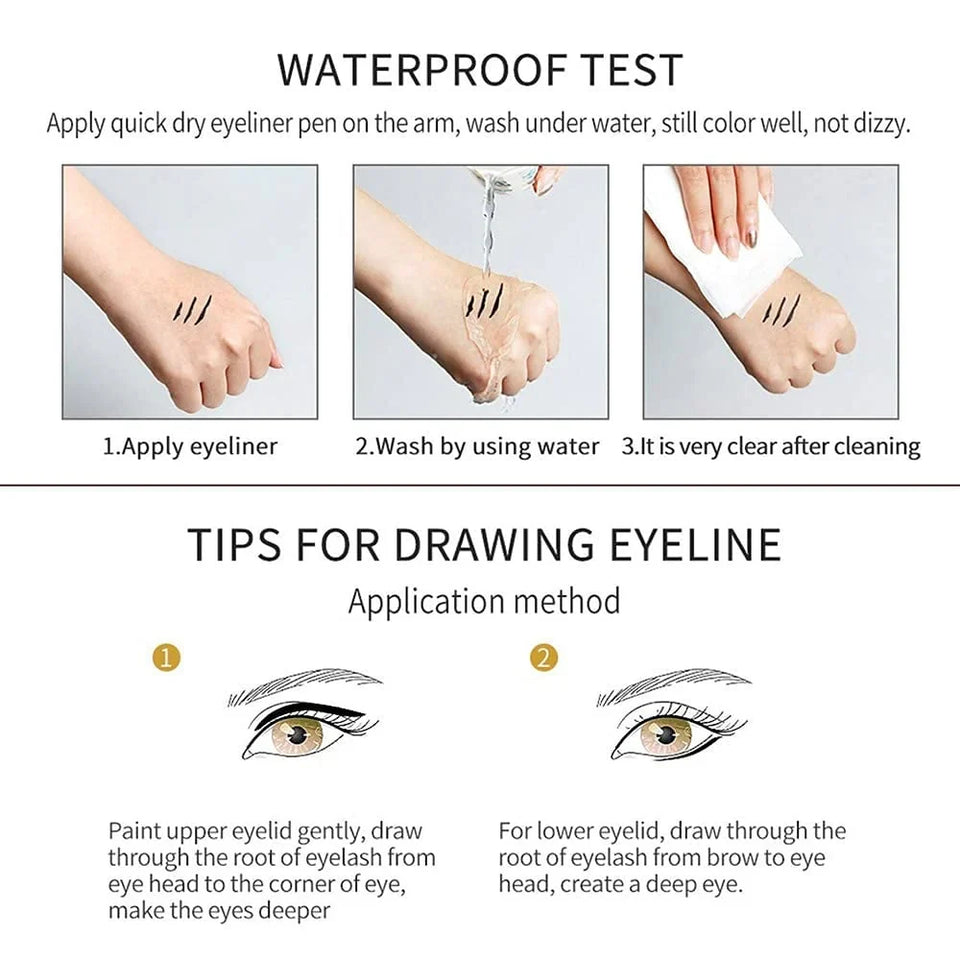 Multicolor Waterproof Gel Eyeliner Set