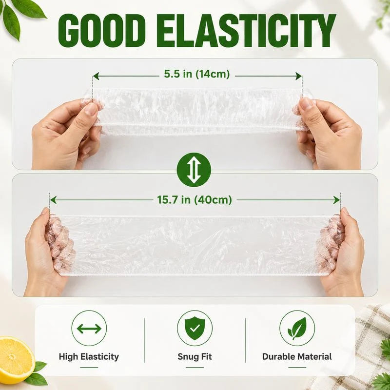 Elastic Disposable Food Covers Set