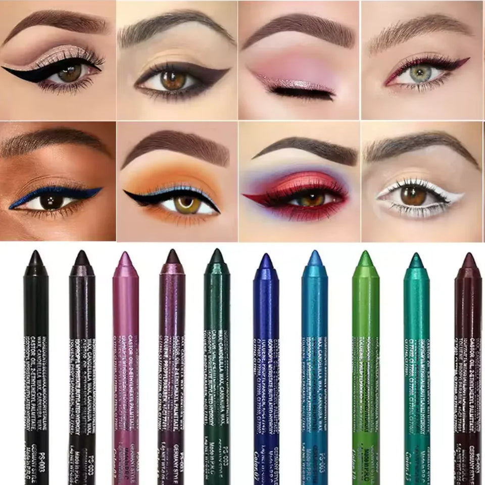 Multicolor Waterproof Gel Eyeliner Set