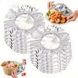 REUSABLE ALUMINUM FOIL FOOD COVER